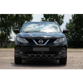 Bull bar anteriore ST015 Black (acciaio inox) Nissan Qashqai 2014-2021 foto 1