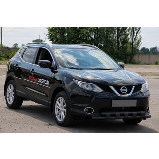 Bull bar anteriore ST015 Black (acciaio inox) Nissan Qashqai 2007-2010 foto 3