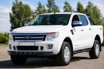 Ford Ranger 2011–2022 Bull bar anteriore ST016 Black (acciaio inox) foto 2