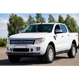 Bull bar anteriore ST016 Black (acciaio inox) Ford Ranger 2011–2022 foto 2