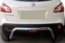 Nissan Qashqai 2010-2014 Barra Posteriore AK007 (Acciaio Inox) foto 2
