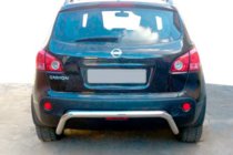 Nissan Qashqai 2010-2014 Barra Posteriore AK007 (Acciaio Inox) foto 1