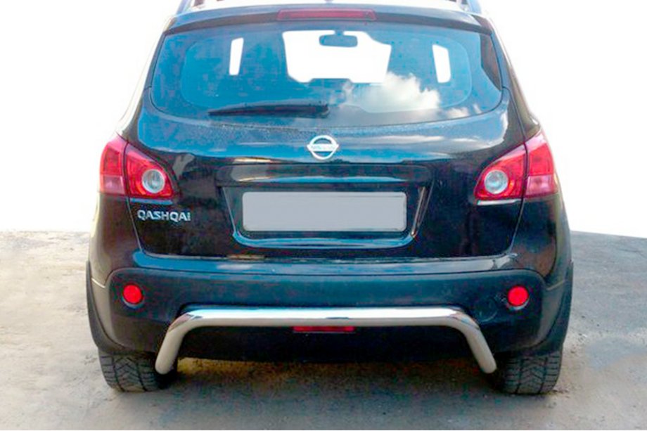 Nissan Qashqai 2010-2014 Barra Posteriore AK007 (Acciaio Inox) Image