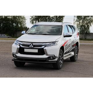Bull bar anteriore ST016 Black (acciaio inox) Mitsubishi Pajero Sport 2015- foto 2