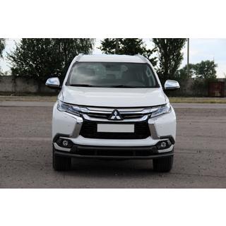 Bull bar anteriore ST016 Black (acciaio inox) Mitsubishi Pajero Sport 2015- foto 3