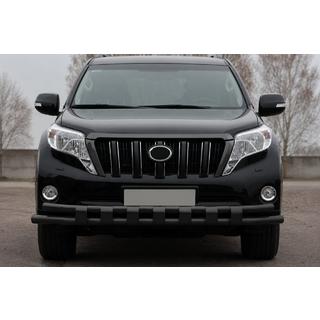 Bull bar anteriore ST016-2 Black (inox) Toyota Land Cruiser Prado 150 2009-2023 foto 1
