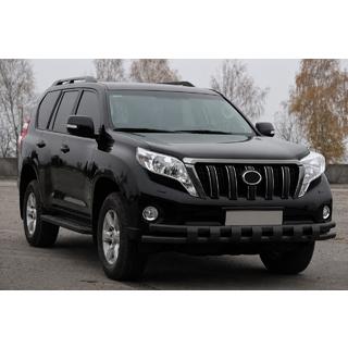 Bull bar anteriore ST016-2 Black (inox) Toyota Land Cruiser Prado 150 2009-2023 foto 3