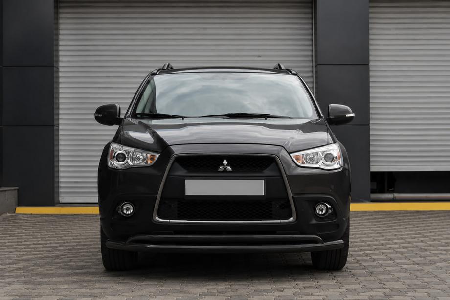Mitsubishi ASX 2010-2023 Bull bar anteriore ST017 Black (acciaio inox) Foto 1