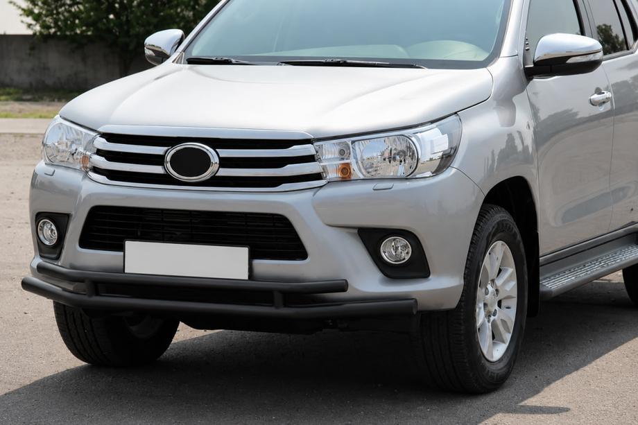 Toyota Hilux 2015- Bull bar anteriore ST018 Black (acciaio inox) Foto 1