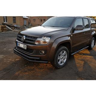 Bull bar anteriore ST018-2 Black (acciaio inox) Volkswagen Amarok 2010-2022 foto 2