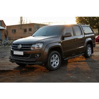 Bull bar anteriore ST018-2 Black (acciaio inox) Volkswagen Amarok 2010-2022 foto 3