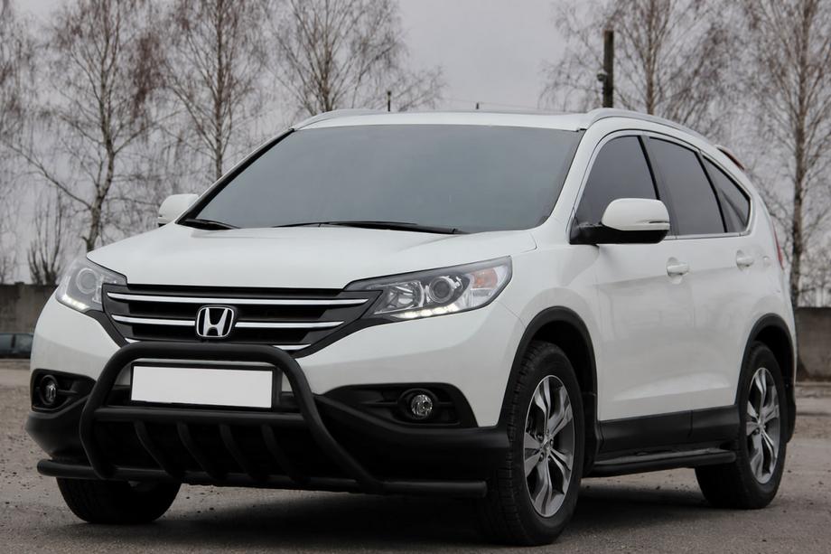 Honda CRV 2012-2016 Bull bar anteriore WT003-ST-V1 Black (acciaio inox) Foto 3