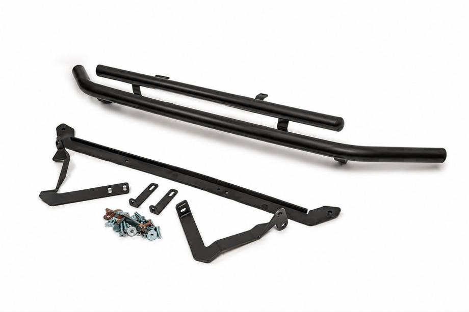 Volkswagen Caddy 2010-2015 Bull bar anteriore doppio tubo 60/48 mm Black (inox) Foto 2