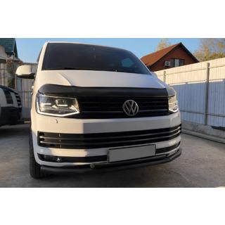 Bull bar anteriore doppio ST011 Black (acciaio inox) Volkswagen T6 2015-2024 foto 1