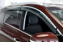 Lexus LS 2007-2017 Deflettori finestrini con profilo cromato Long (HIC, 4 pz) foto 1