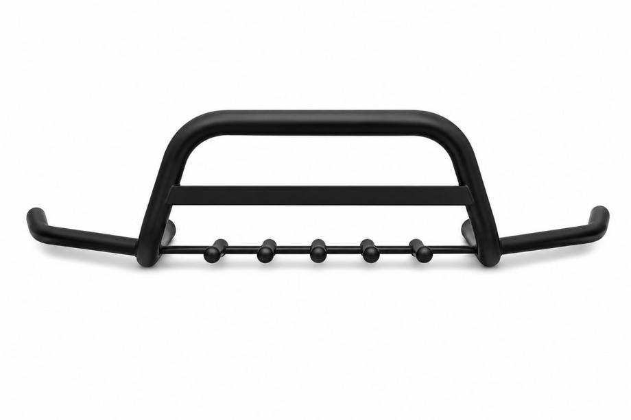 Renault Master 1998-2010 Bull bar anteriore con tubi laterali WT003 Plus Black (acciaio inox) Image