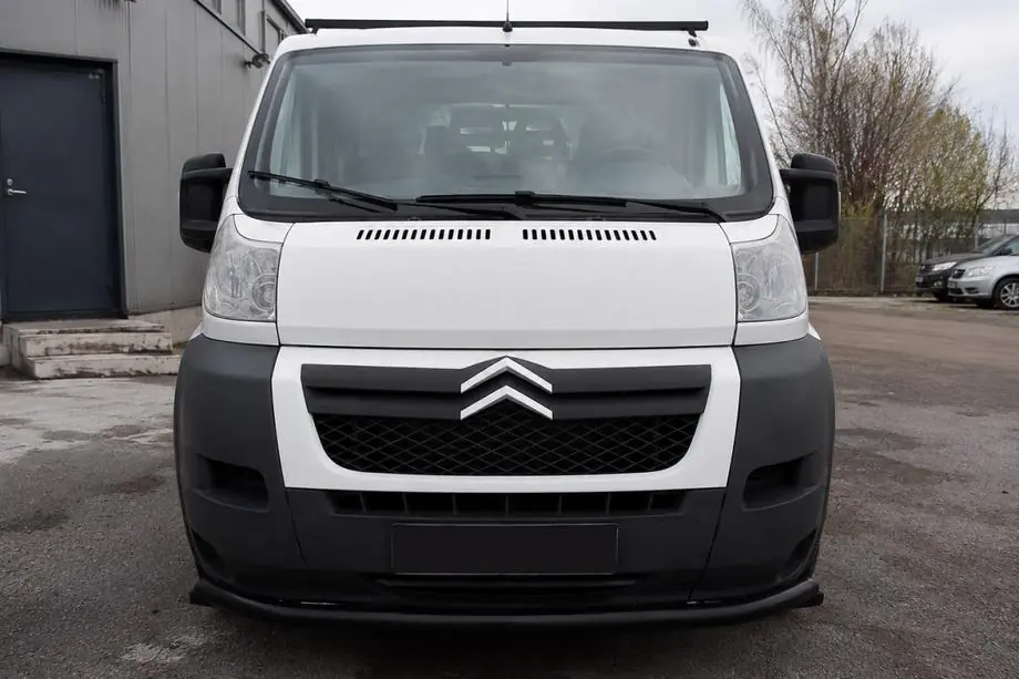 Peugeot Boxer 2006-2025 Barra di protezione anteriore ST008 Black (acciaio inox) Foto 1