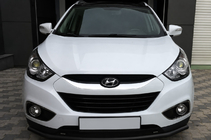 Hyundai IX-35 2010-2015 Barra di protezione anteriore ST008 Black (acciaio inox) foto 1