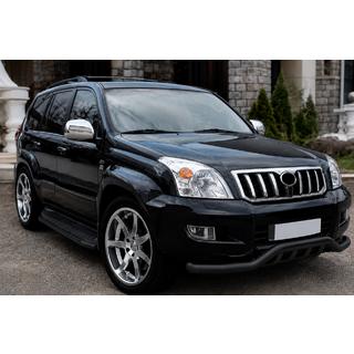 Bull bar anteriore ST011 Black (acciaio inox) Toyota Land Cruiser Prado 120 2002-2009