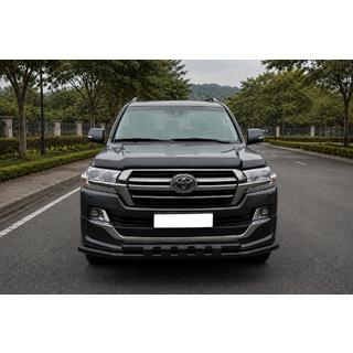 Bull bar anteriore ST015 Black (2015+, acciaio inox) Toyota Land Cruiser 200 2007-2021 foto 1