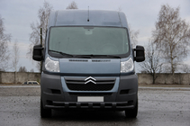 Opel Movano 2021- Bull bar anteriore ST015 Black (acciaio inox) foto 1
