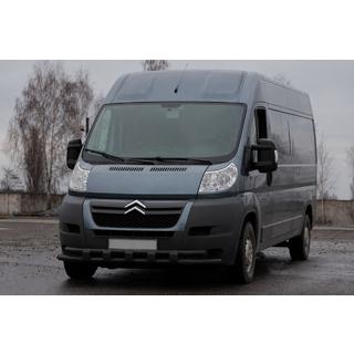 Bull bar anteriore ST015 Black (acciaio inox) foto 2