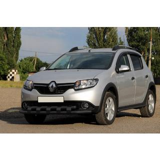Bull bar anteriore ST015 Black (acciaio inox) Dacia Sandero 2013-2020 foto 1