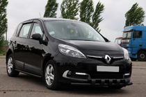 Renault Scenic/Grand 2009-2016 Bull bar anteriore ST015 Black (acciaio inox) foto 3