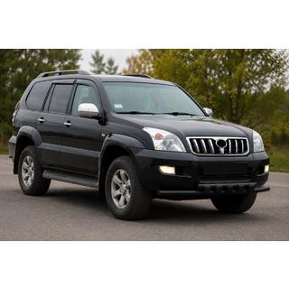 Bull bar anteriore ST015 Black (acciaio inox) Toyota Land Cruiser Prado 120 2002-2009 foto 2