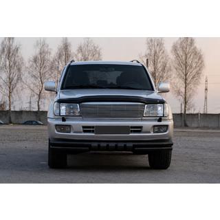 Bull bar anteriore ST015 Black (acciaio inox) Toyota Land Cruiser 100 1998-2007 foto 1