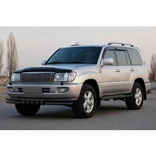 Bull bar anteriore ST015 Black (acciaio inox) Toyota Land Cruiser 100 1998-2007 foto 2