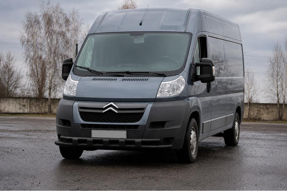 Peugeot Boxer 2006-2025 Bull bar anteriore ST015 Black (acciaio inox) Image