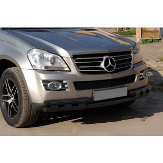 Bull bar anteriore ST015 Black (acciaio inox) Mercedes GL class X164 2006-2012 foto 3