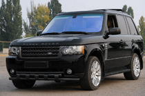 Range Rover III L322 2002-2012 Bull bar anteriore ST015 Black (acciaio inox) foto 1
