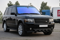 Range Rover III L322 2002-2012 Bull bar anteriore ST015 Black (acciaio inox) foto 3