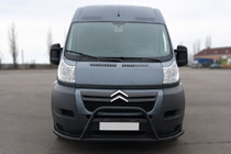 Citroen Jumper 2007-2025 Bull bar anteriore ST019 Black (acciaio inox) foto 1