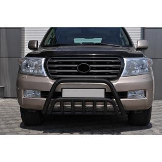 Parabullbar Anteriore WT002 Nero (Acciaio Inox) Toyota Land Cruiser 200 2007-2021 foto 1