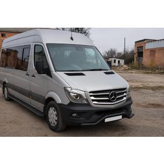 Arco inferiore anteriore MBSP.07.F3-04.6 Black (acciaio inox) Mercedes Sprinter W906 2006–2018 foto 2