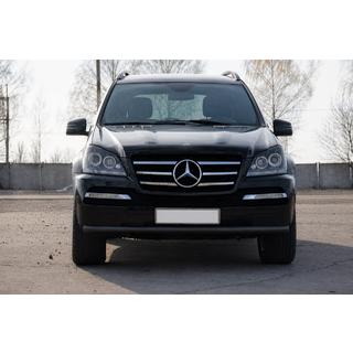 Bull bar anteriore ST008 Black (inox) Mercedes GL class X164 2006-2012 foto 1