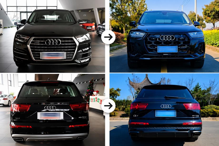 Audi Q7 2015–2026 Kit carrozzeria (restyling) look 2024 (per 2015-2020) Foto 1