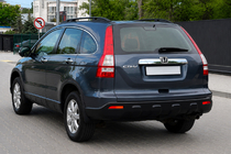 Honda CRV 2007-2011 Barre longitudinali tetto nere (OEM) foto 1