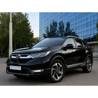 Barre longitudinali integrate grigie OEM (plastica ABS, installazione con adesivo) Honda CRV 2017-2022 foto 1