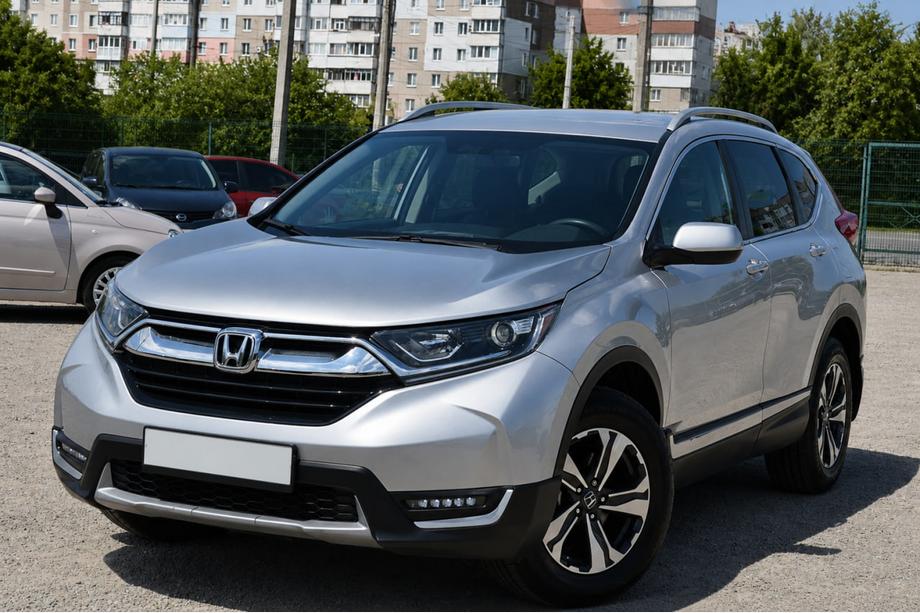 Honda CRV 2017-2022 Barre longitudinali tetto grigie OEM (Alluminio) Image