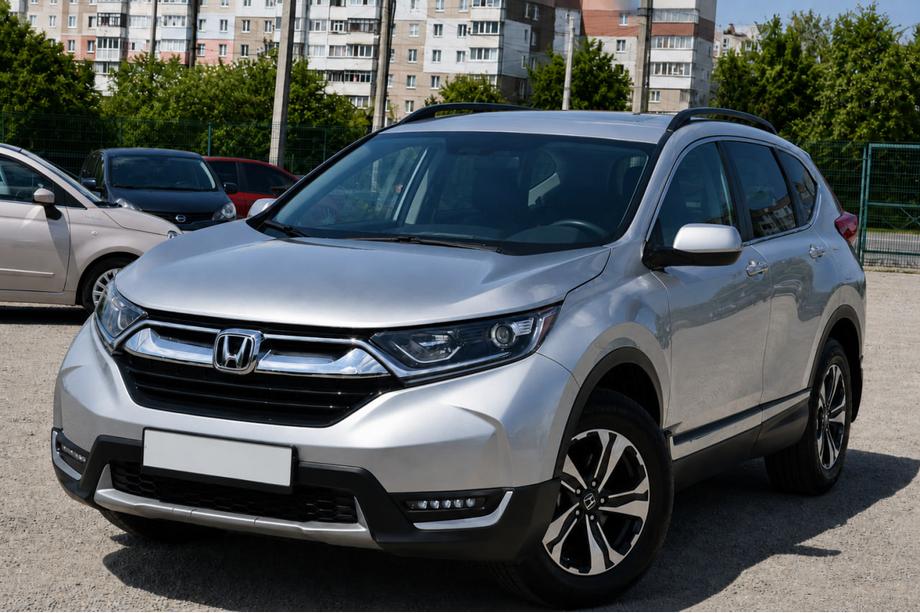 Honda CRV 2017-2022 Barre longitudinali tetto OEM nere (alluminio) Image