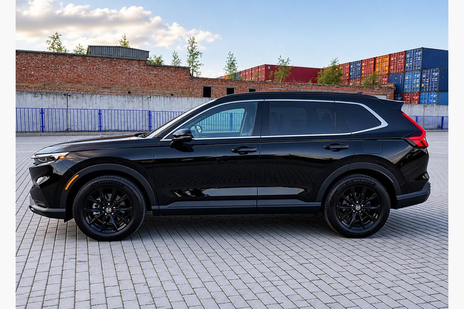 Honda CRV 2022- Corrimani al tetto integrati neri OEM (plastica ABS) Foto 1