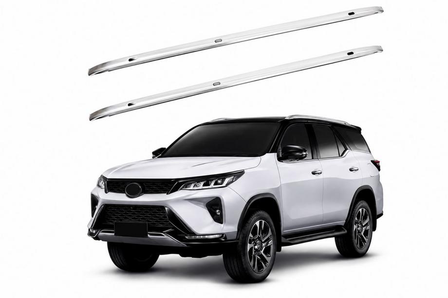 Toyota 4Runner 2009-2024 Barre longitudinali sul tetto grigie OEM (2012-2015, Alluminio) Foto 1