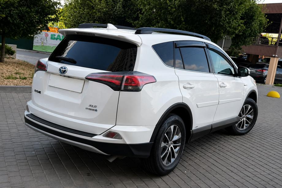 Toyota Rav 4 2013-2018 Barre longitudinali tetto OEM nere (alluminio) Foto 1