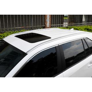 Rail del tetto integrati OEM cromati (Alluminio, montaggio con adesivo) Toyota Rav 4 2019–2025