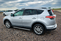 Toyota Rav 4 2019–2025 Barre longitudinali tetto grigie OEM (Alluminio) foto 1