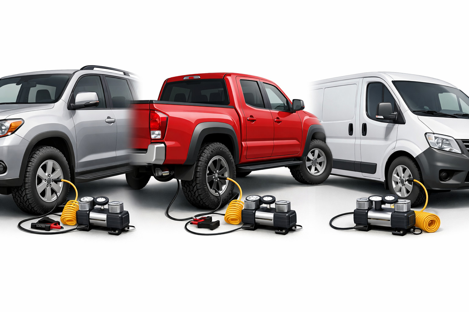 Quale compressore serve per SUV, pickup o van?